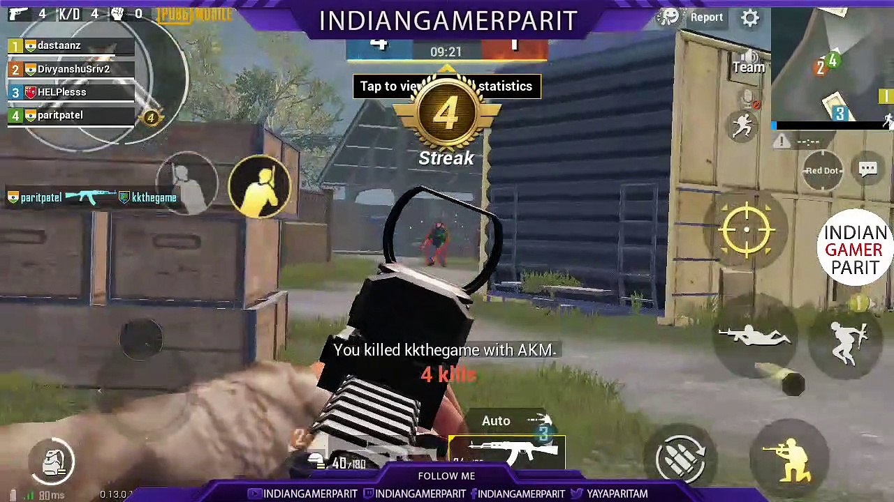 First Ever PUBG Mobile TDM (TEAM DEATHMATCH) || PUBG Mobile TDM #1 || Indian Gamer Parit