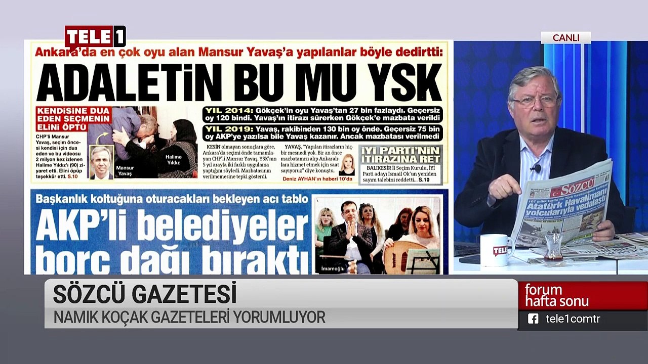 '351 Milyon TL cirosu olan İspark’ın kârı sadece 1 Milyon TL!' -  Forum Hafta Sonu (7 Nisan 2019)