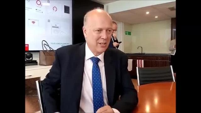 Transport Secretary Chris Grayling discusses Gatwick station upgrade