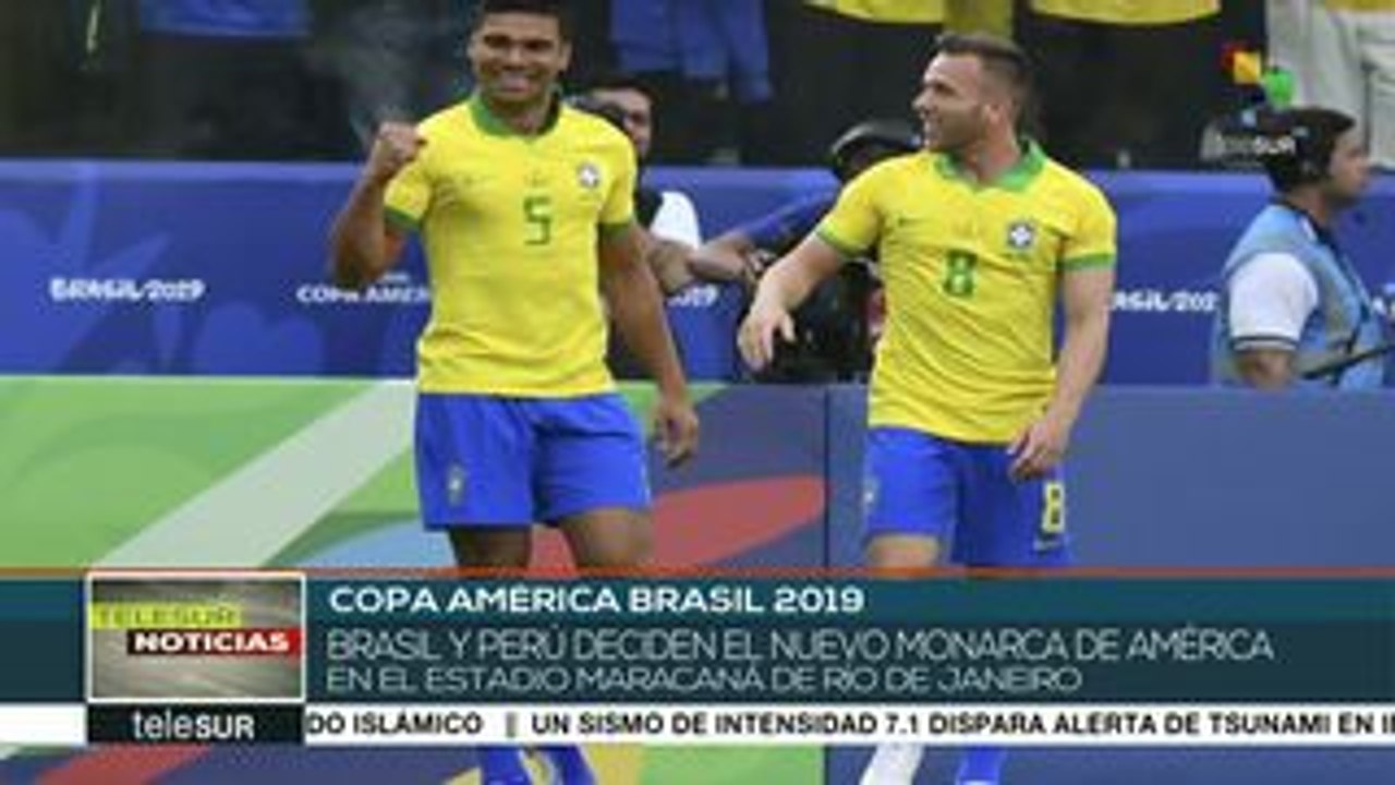 Juegan Brasil y Perú la final de la Copa América 2019