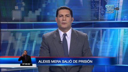 Alexis Mera dejó la prisión para cumplir arresto domiciliario