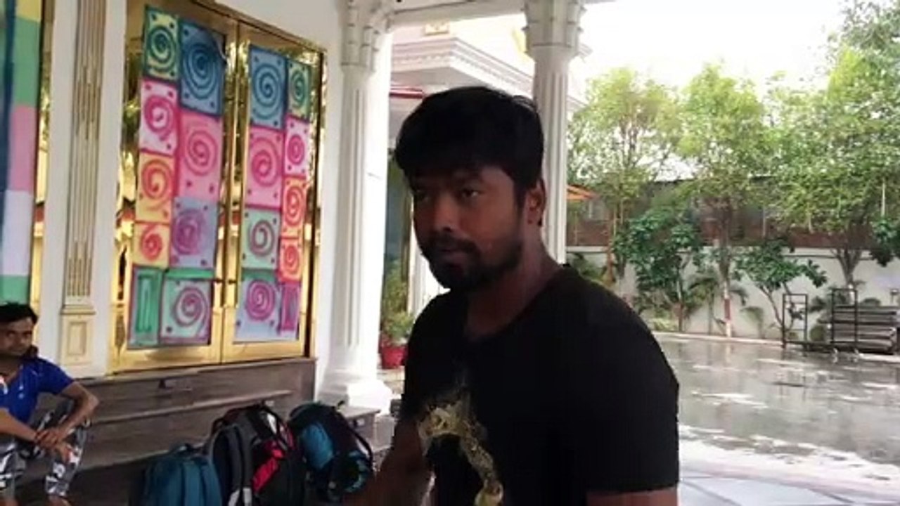 Movie fight rehearsal with friend