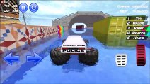 Police Monster Truck - Gangster Chase Water Surfing - Android Gameplay FHD #2