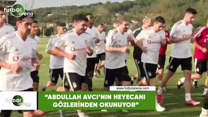 Ali Aydın: "Abdullah Avcı'nın heyeanı gözlerinden okunuyor"