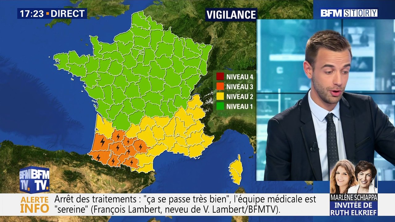 Orages: le sud-ouest menacé