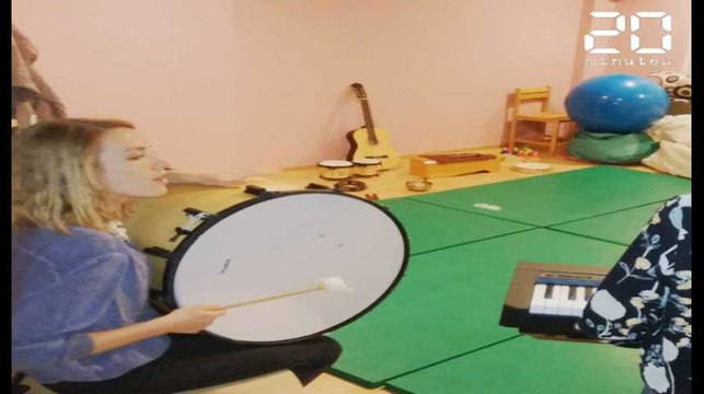 Atelier de musicothérapie dans un hôpital lillois