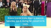 Ariana Grande Reveals the Reason She Cried During St. Louis Concert: ‘I’m Still Processing a Lot’