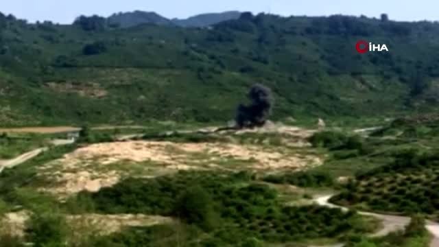 Sakarya'da bulunan 1910-1912 yıllarına ait Rus Deniz Mayını patlatılarak imha edildi