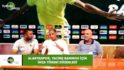 Alaanyaspor, Yacine Bammou için imza töreni düzenledi