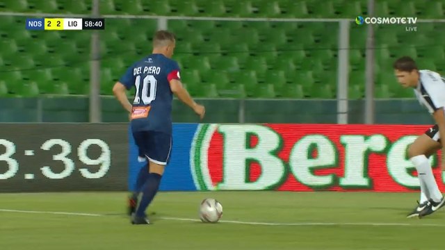 Morientes, Del Piero, Chevanton : les buts des anciennes gloires lors d'un match de gala