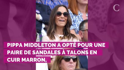 PHOTOS. Wimbledon 2019 : Pippa Middleton, élégante en rose pou...