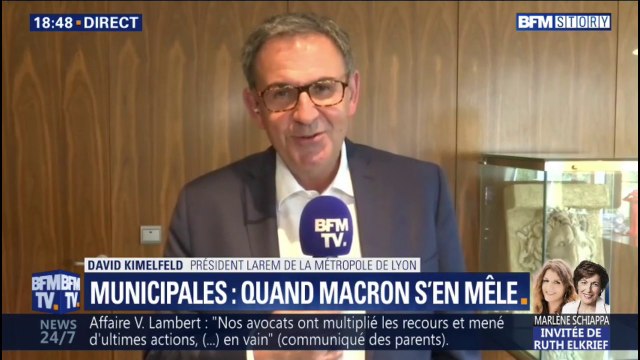 Municipales à Lyon: David Kimelfeld ne souhaite pas placer le président de la République en arbitre