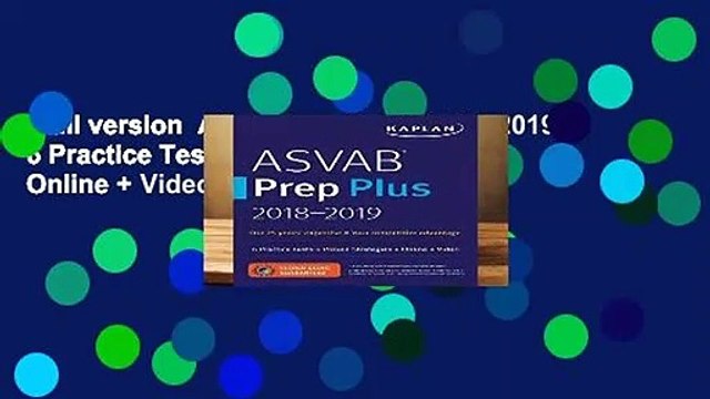 Full version ASVAB Prep Plus 2018-2019: 6 Practice Tests + Proven Strategies + Online + Video