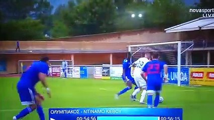 Olympiacos vs Dynamo Kyiv Penalty Incident
