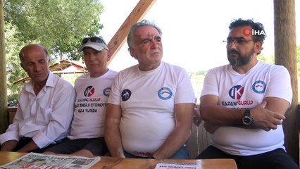 Ladik'te yamaç paraşütü etkinliği