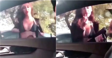 Cuidado ao usar o vidro de um carro como espelho