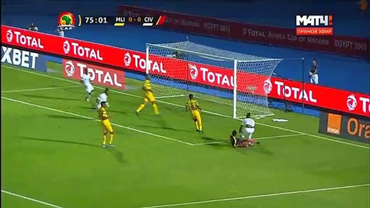 Wilfried Zaha Goal HD -  Mali	0-1	Ivory Coast 08.07.2019