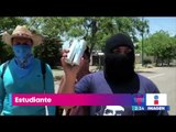 Policías antimotines desalojan a normalistas en Chiapas | Noticias con Yuriria Sierra