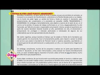 ¡Cynthia Klitbo renuncia a la ANDA! | De Primera Mano