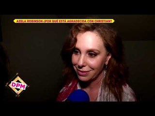 Azela Robinson dice estar eternamente agradecida con Christian Bach | De Primera Mano