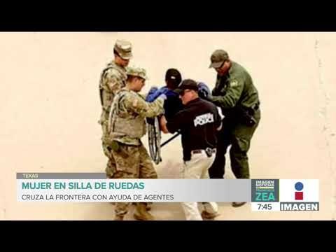 Mujer en silla de ruedas cruza la frontera de Ciudad Juárez | Noticias con Francisco Zea