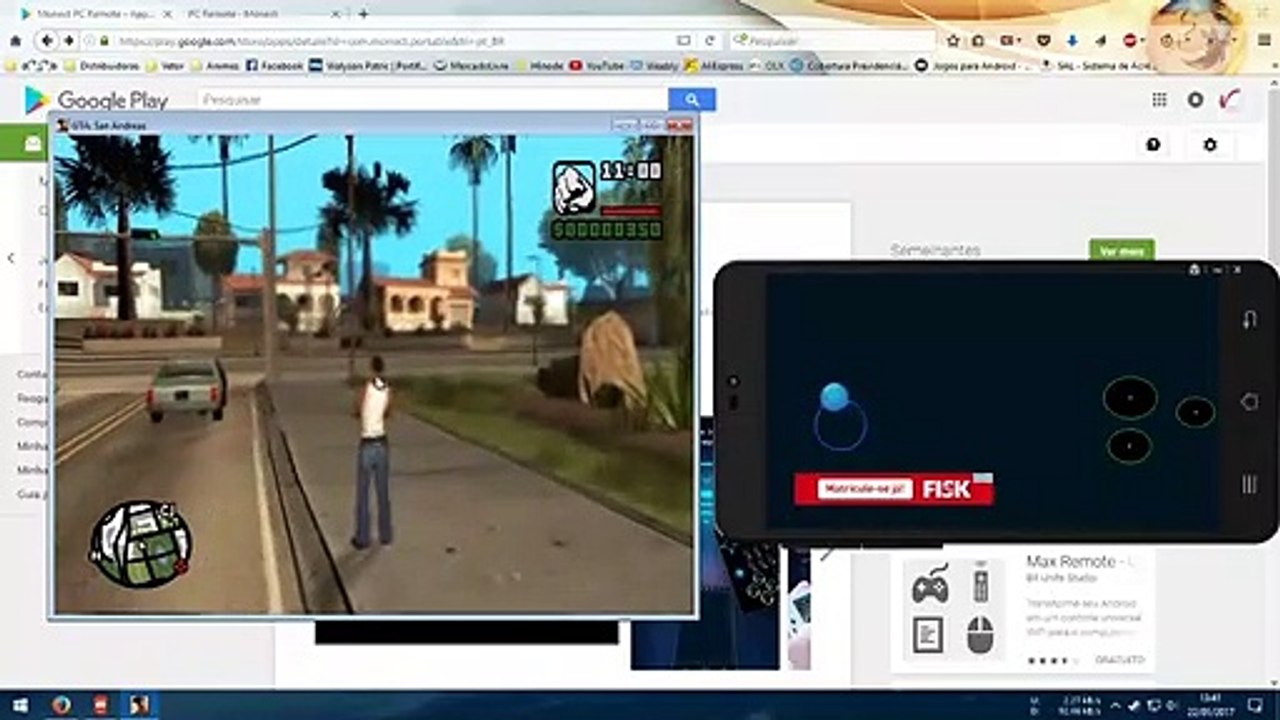 Usar Celular como Joystick - Monect PC Remote