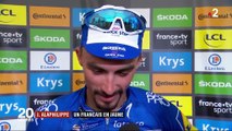 Tour de France : le Français Julian Alaphilippe décroche le maillot jaune