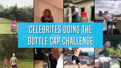 Celebs Doing The Bottle Cap Challenge
