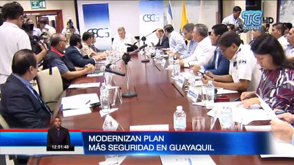 Modernizan plan "Más Seguridad" en Guayaquil