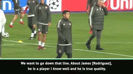 Download Video: Ancelotti remains coy on James Napoli links