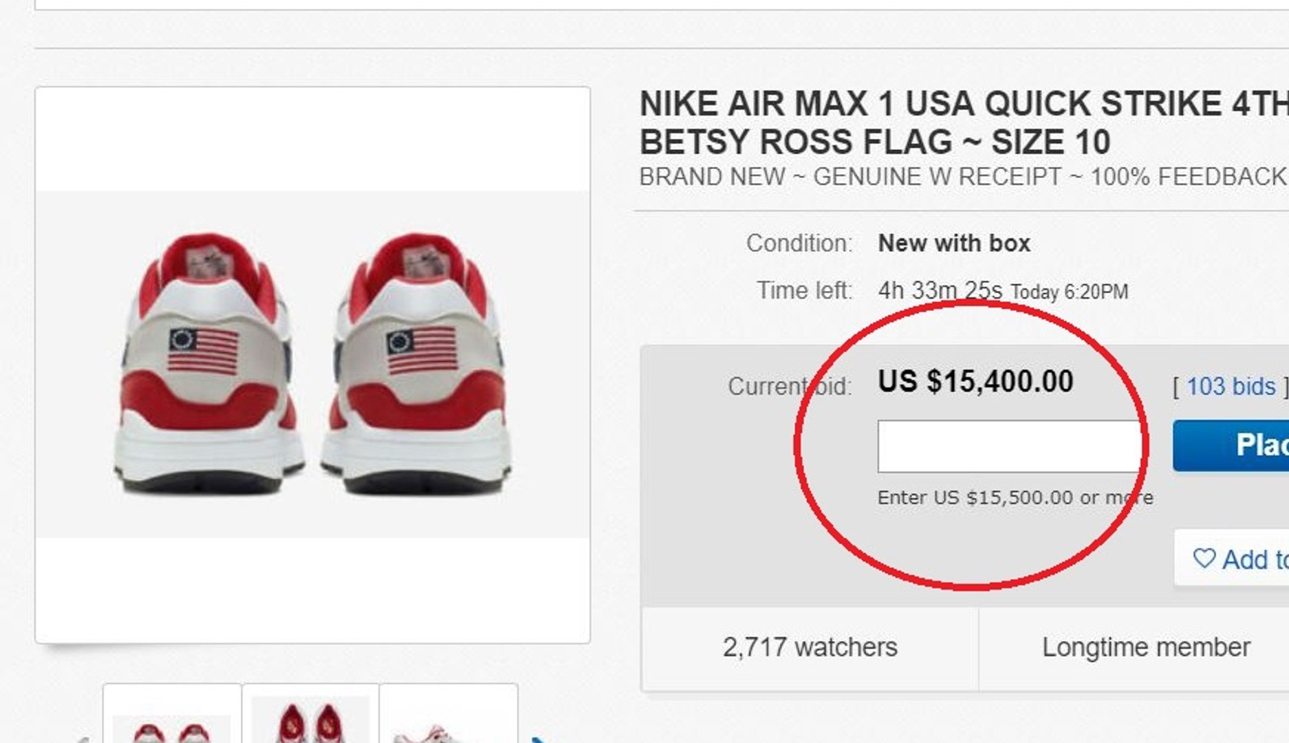 Nike Air Max Betsy Ross Flag Shoes Selling for over 15K on Ebay - video  Dailymotion