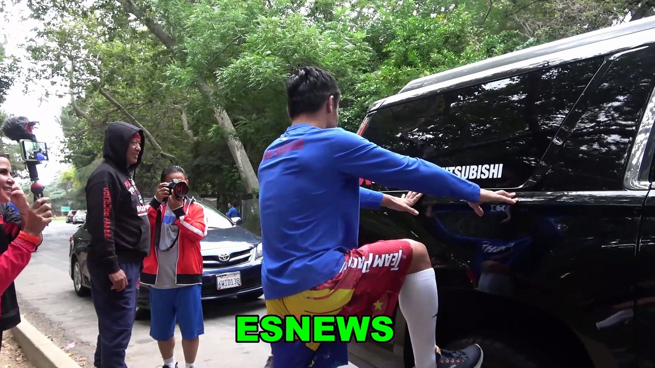 Manny Pacquiao In Camp For Thurman Pushing Hard Last Week In LA