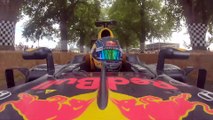 Running Up The Hill | Patrick Friesacher takes the RB8 for a ride at Goodwood