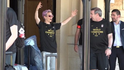 Rapinoe reacts to USA's World Cup final triumph