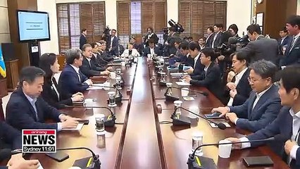 President Moon says he will not sit back and watch S. Korean firms suffer from Japan's export curbs