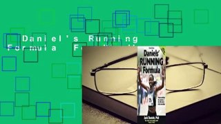 Daniel's Running Formula  For Kindle