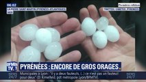 Les images du déluge de grêle qui s'est abattu dans les Pyrénées et en Ariège