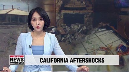 Nearly dozen aftershocks hit Ridgecrest, Southern California
