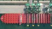 World’s largest container vessel, MSC Gülsün, begins maiden voyage in northern China