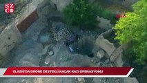 Elazığ’da drone destekli kaçak kazı operasyonu: 4 gözaltı
