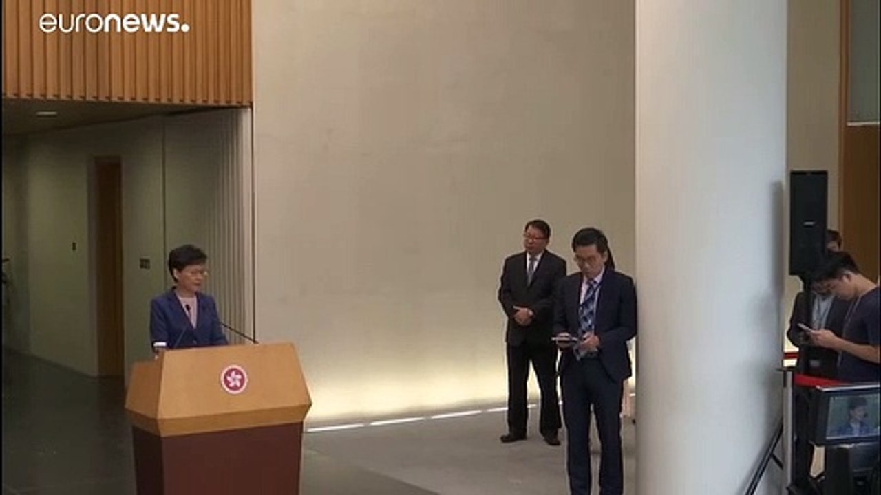 Hongkong: Umstrittenes Auslieferungsgesetz laut Regierungschefin 'tot'