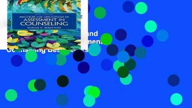 Full version Principles and Applications of Assessment in Counseling Best Sellers