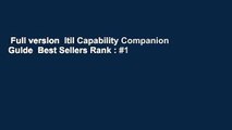 Full version  Itil Capability Companion Guide  Best Sellers Rank : #1