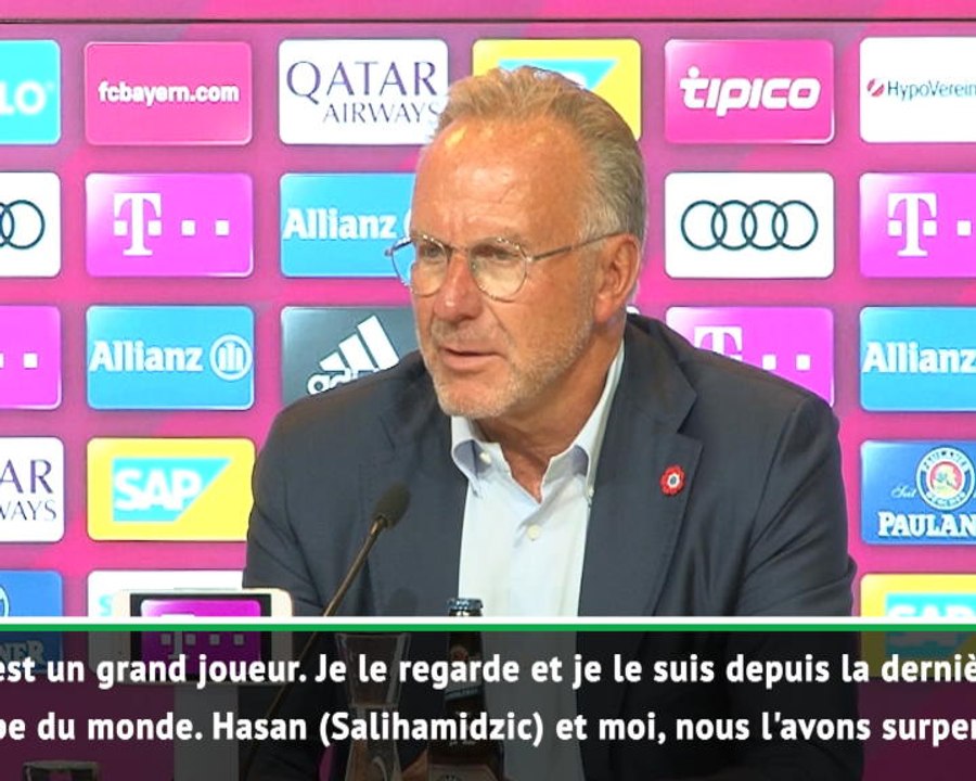 Transferts - Rummenigge : "Hernandez, un joueur fait pour le Bayern Munich"