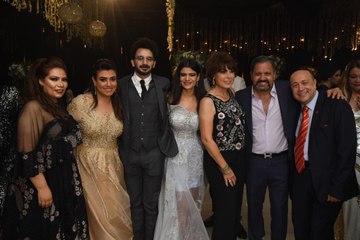 شاهدوا أغنية نشوى مصطفى لابنها التي أشعلت حفل زفافه