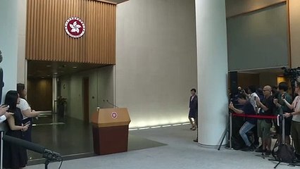 Hongkong: Lam verkündet "Tod" von Auslieferungsgesetz