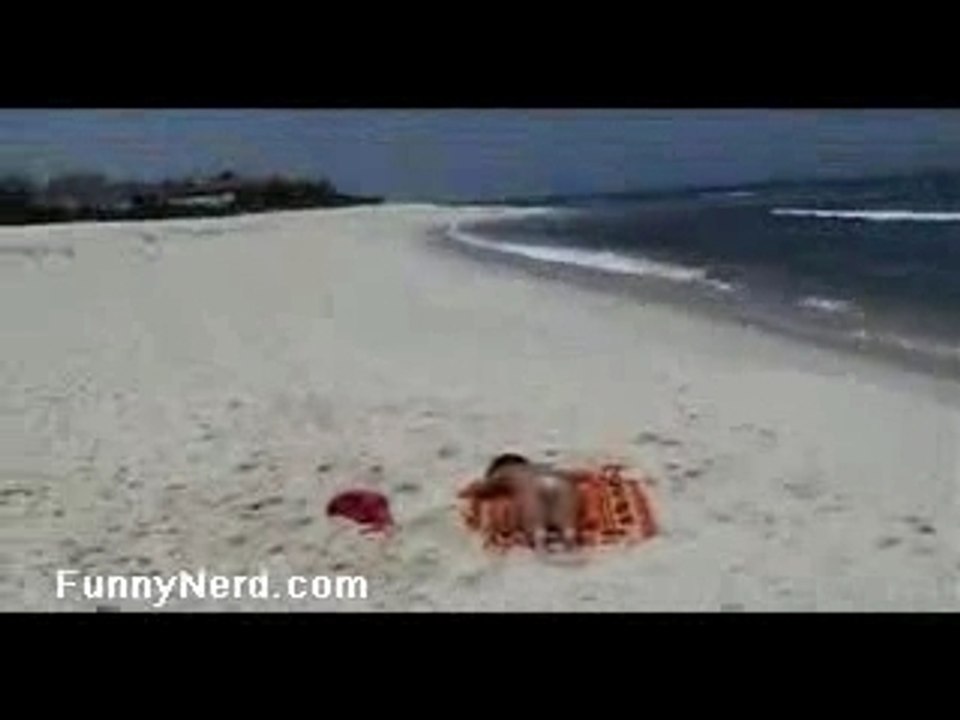 Pissed Off Sexy Brazilian Beach Babe