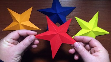 How To Make a Simple & Easy Paper Star | DIY Paper Craft | Origami Tutorial