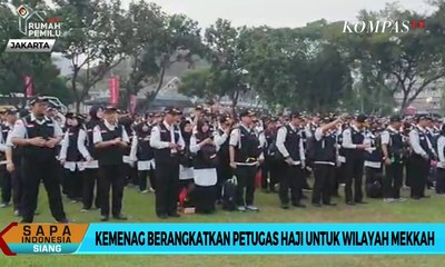 Kemenag Berangkatkan Petugas Haji untuk Wilayah Mekkah