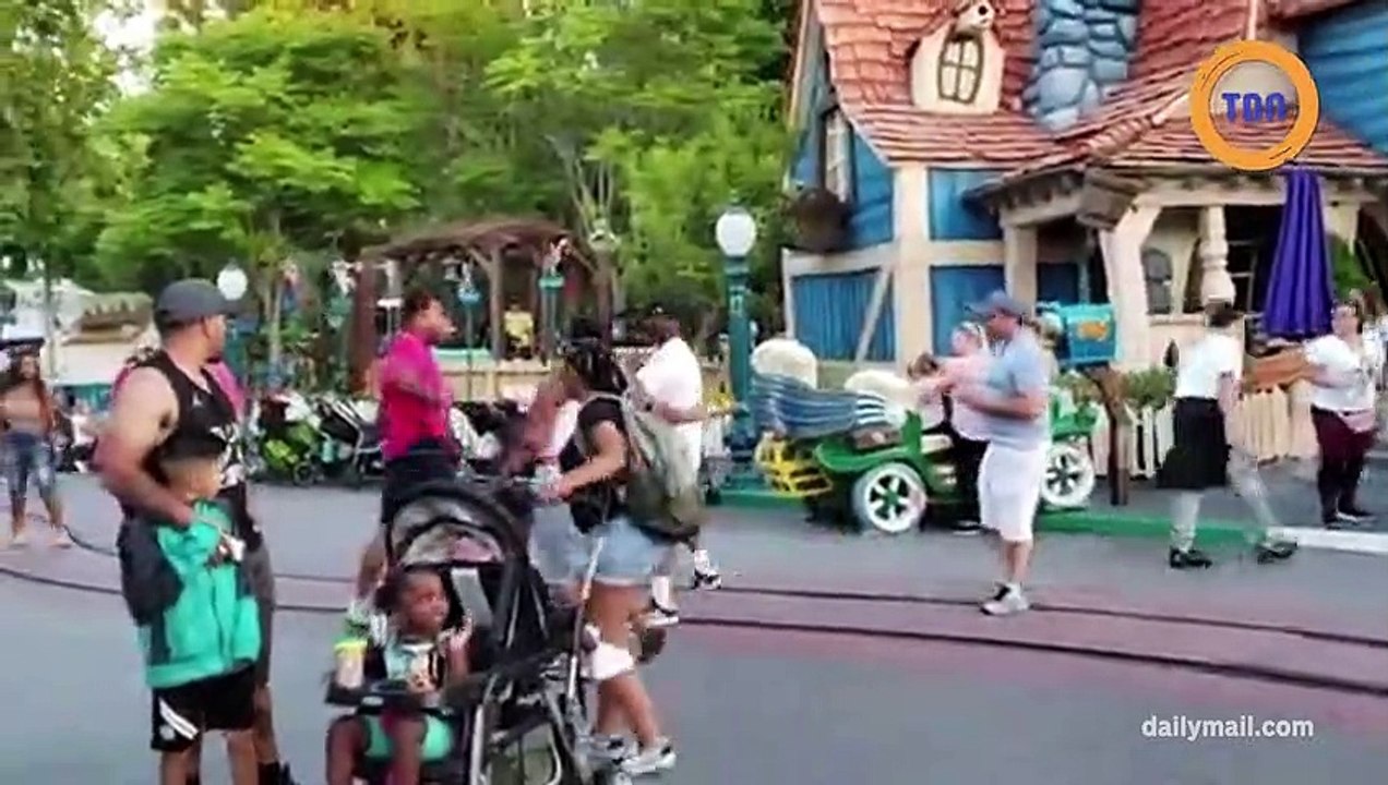 Deux familles se battent à Disney devant leurs enfants